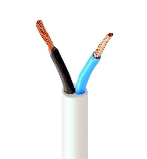 Провід ЗЗКМ ПВС 2х1,0 1 м