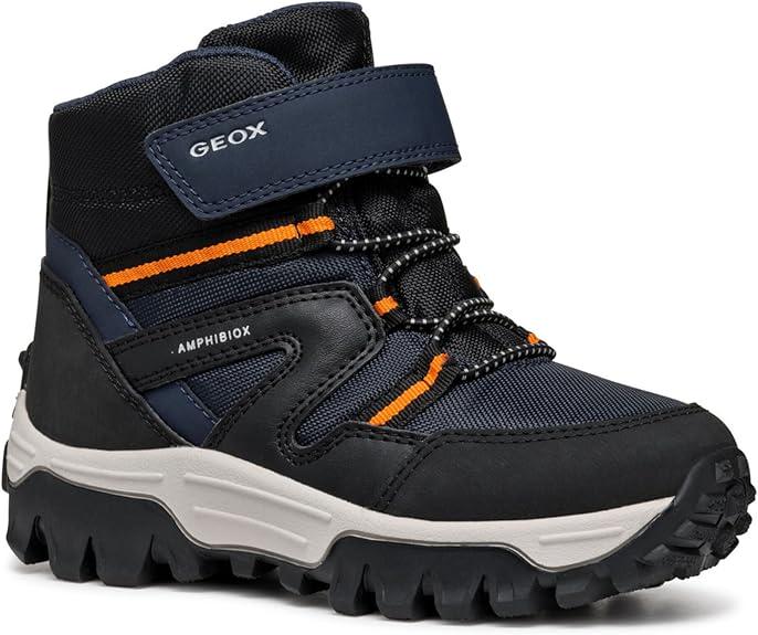 Ботинки зимние Geox Himalaya с мембраной Amphibiox р. EUR 34 Navy Black (28675908)