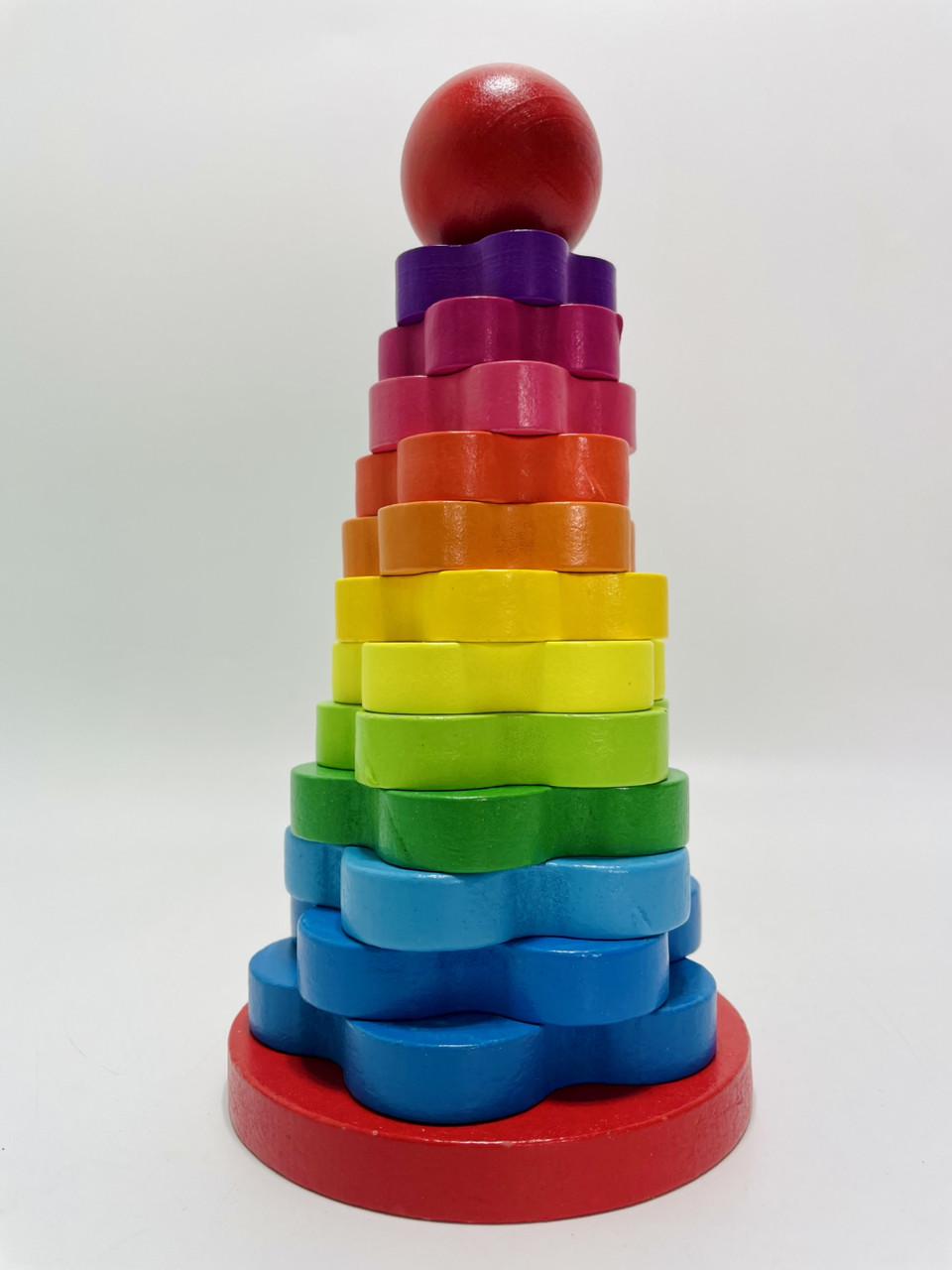 Пирамидка 4Fun Game Club 63966 40 Wood в коробке - фото 4 Пирамидка 4Fun Game Club 63966 40 Wood в коробке - фото 4