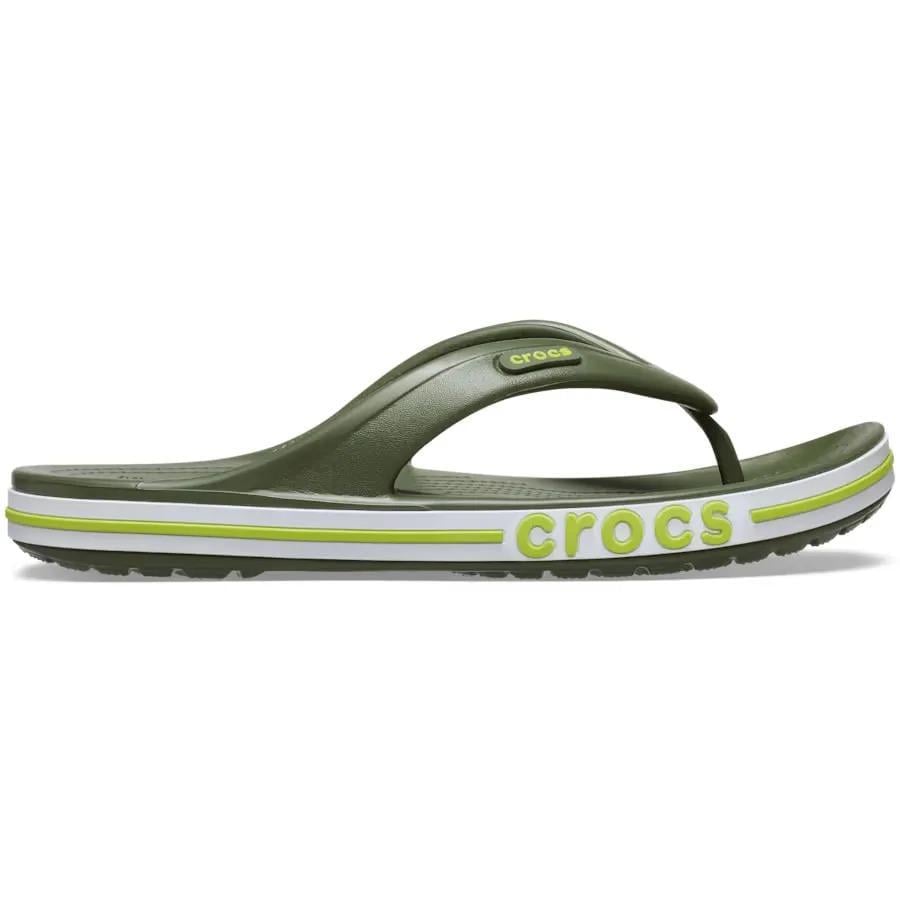 Вьетнамки Crocs Bayaband flip M8W10 р. 41/42 26 см 205393 Army Green (ed369f25)