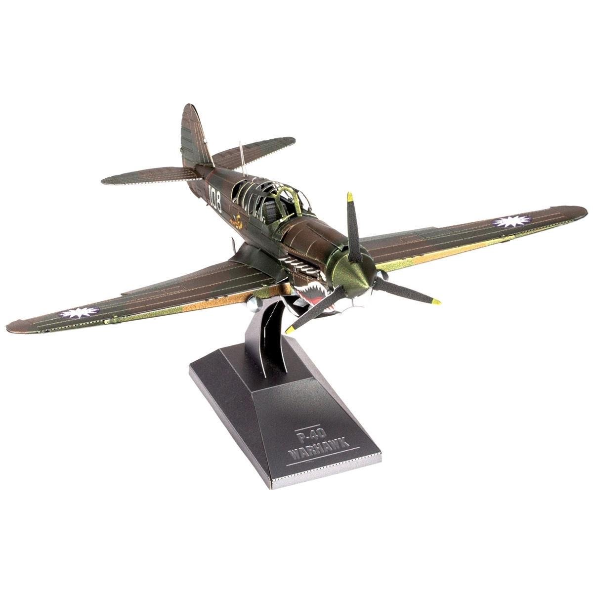 Конструктор металлический Metal Earth P-40 Warhawk MMS213 3D - фото 5