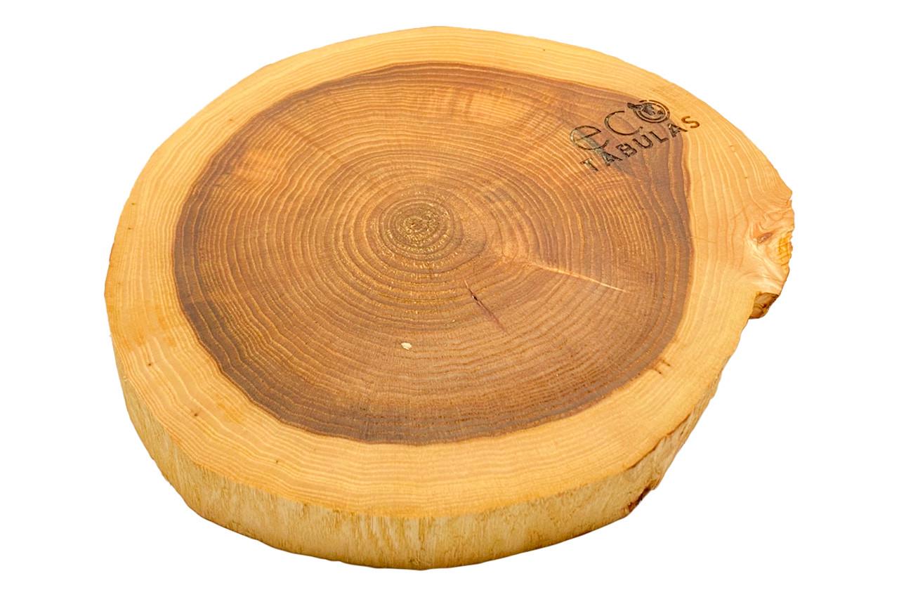 Доска разделочная Eco Tabulas 210x200x30 мм круглая без коры Lux (ас41)