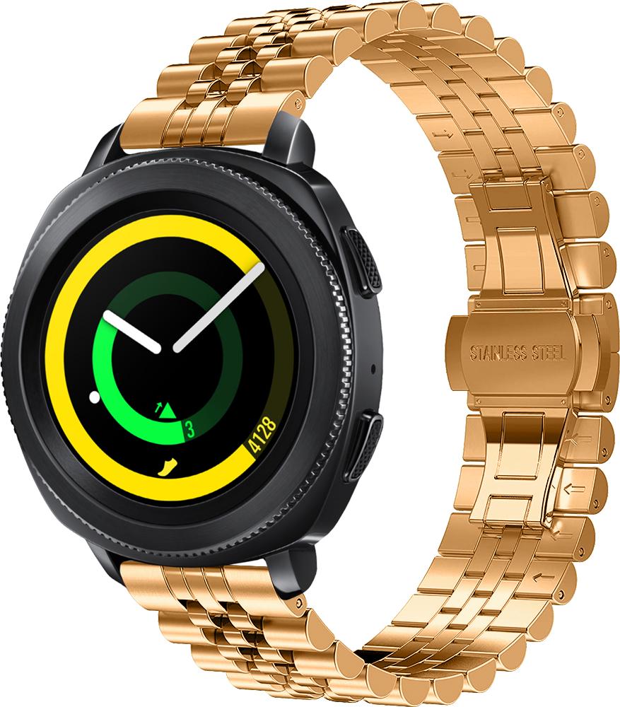 Браслет металлический Stech для Samsung Gear Sport Rose Gold (26969-27)