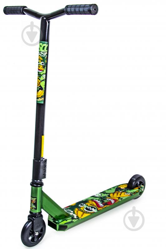 Трюковый самокат Scale Sports Leone Green (1586629261)