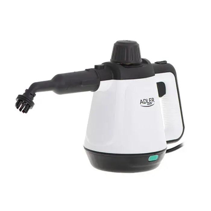 Пароочиститель для дома и автомобиля Adler AD 7038 ручной электрический 2 кВт 450 мл Белый с черным (4653) - фото 2