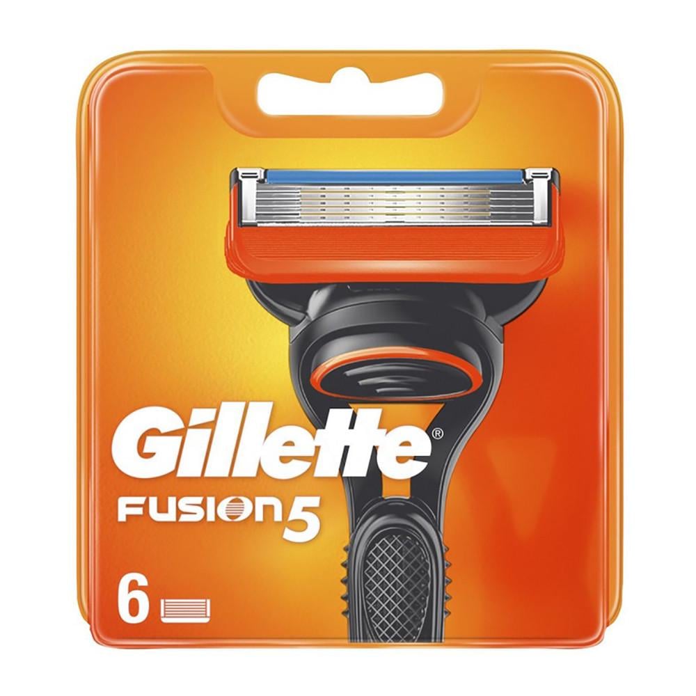 Картриджи сменные для бритья Fusion 5 мужские Gillette Fusion5 кассеты 6 шт. (8056447)