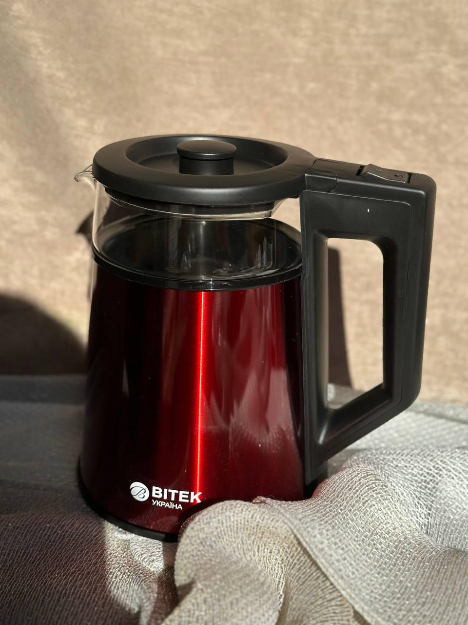 Електрочайник ВІТЕК ВТ-7815-R 1,8 л 2000W Червоний (20241699) Електрочайник ВІТЕК ВТ-7815-R 1,8 л 2000W Червоний (20241699)