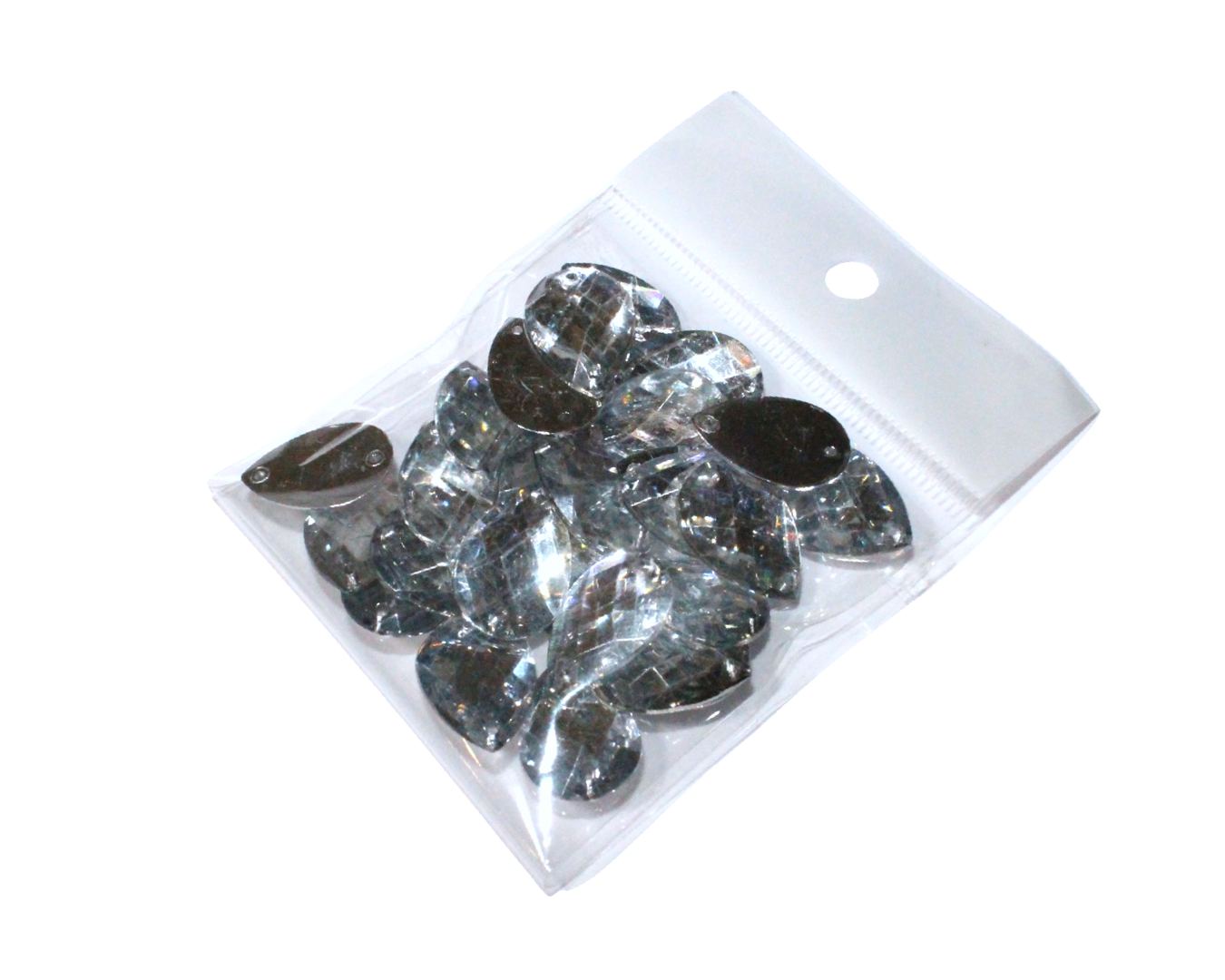 Камені пришивні Крапелька 30 шт. 12х17 мм