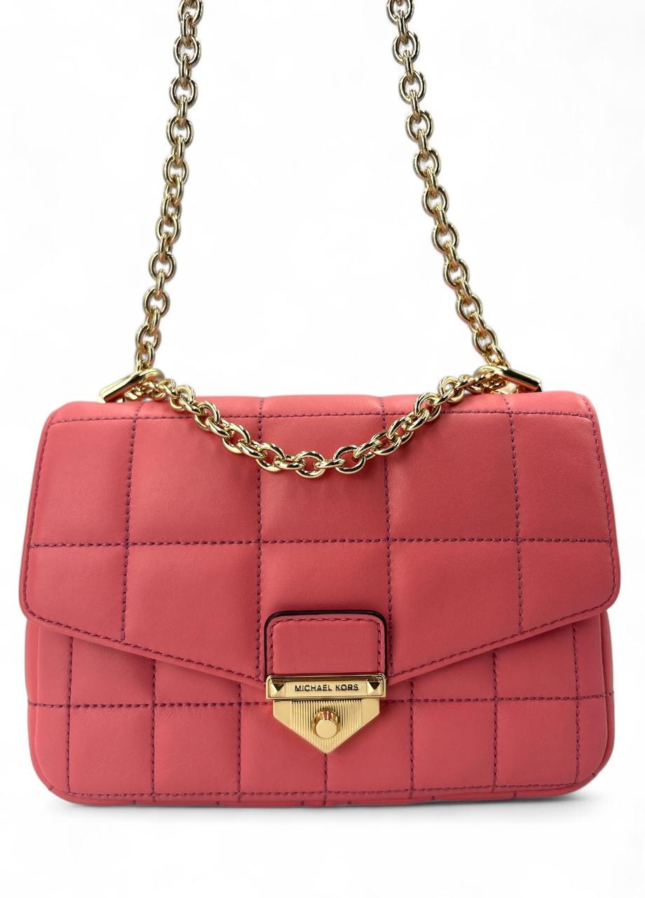 Женская сумка Michael Kors 30H0G1SL1T SM Chain Shldr NS Tea Rose Коралловый (2767355468)