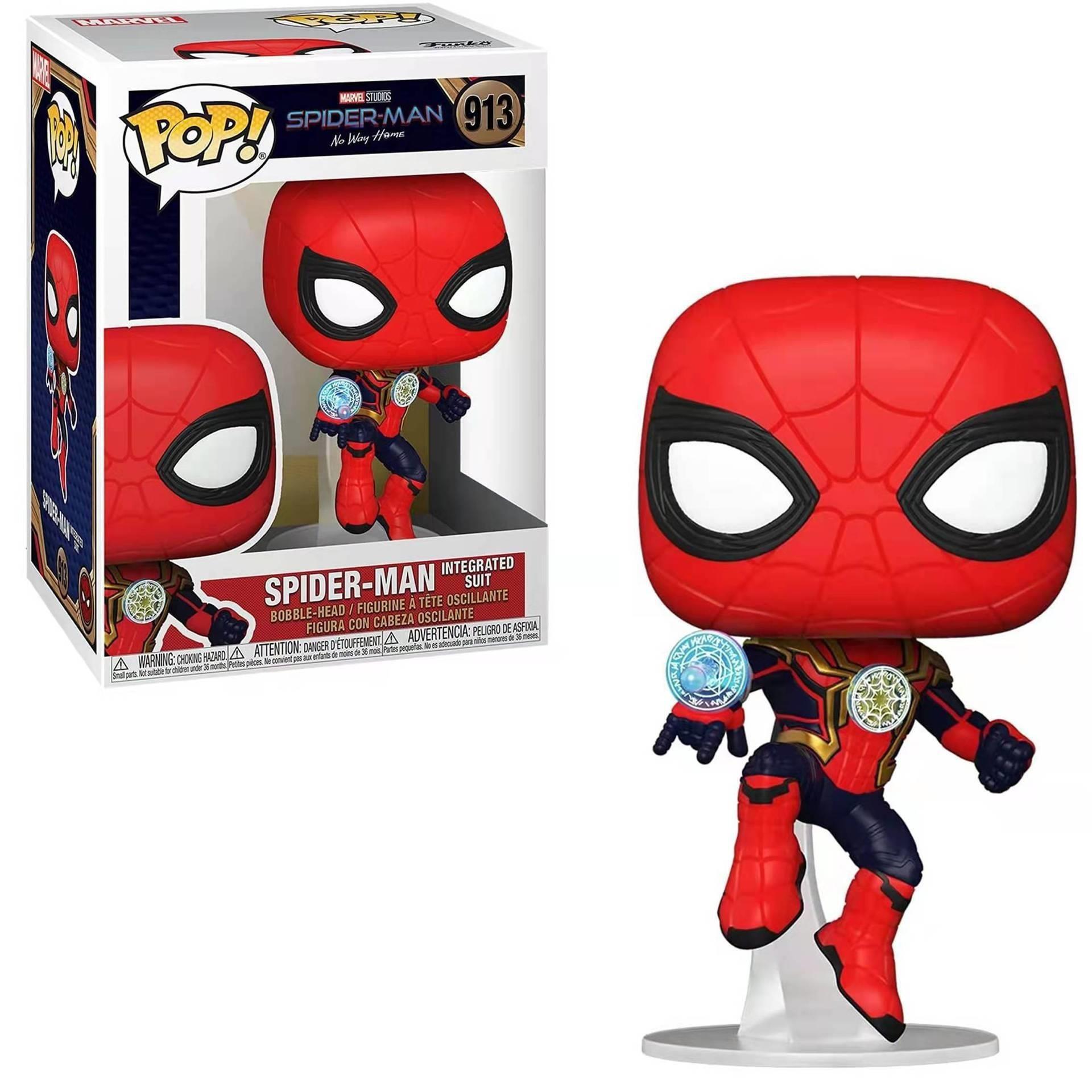 Фигурка коллекционная Funko POP Spider-Man Integrated Suit №913 (06/913) - фото 3