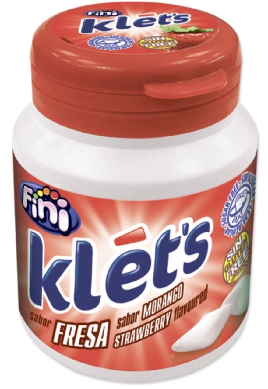 Жувальна гумка Fini Klets Strawberry 70 шт. (2535427230)