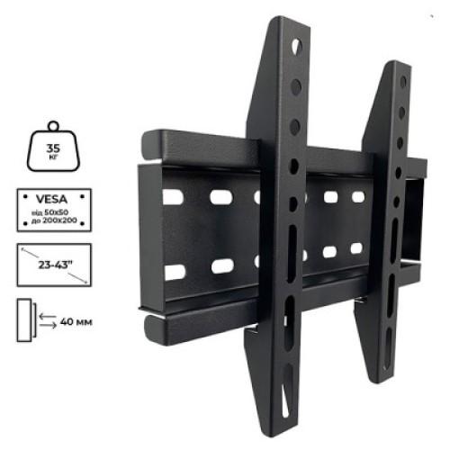 Кріплення для телевізора Charmount TV02F Black (10970624) - фото 6