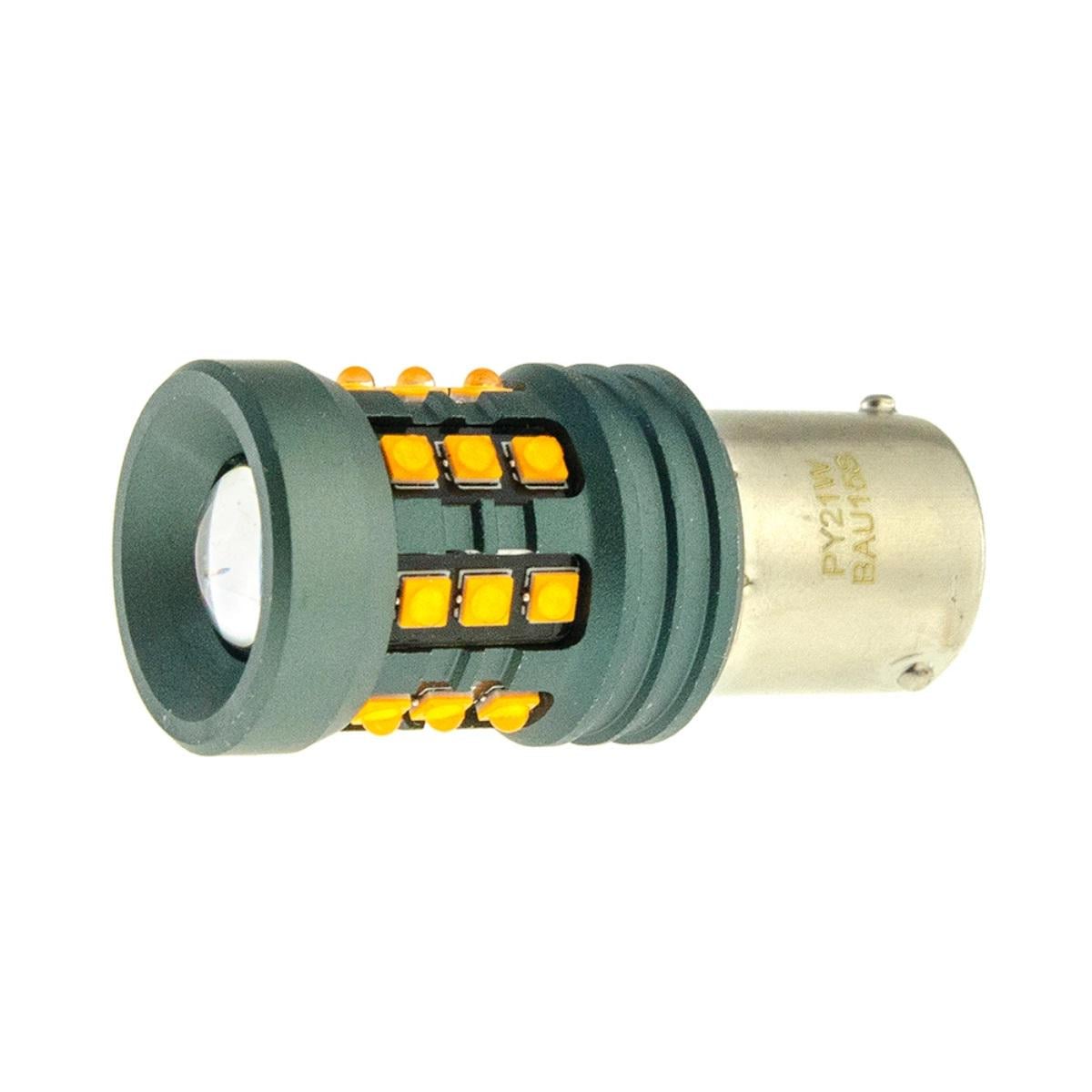 Лампа светодиодная S25-108Y CAN CREE2525-24 12V Желтый (НФ-00010011)