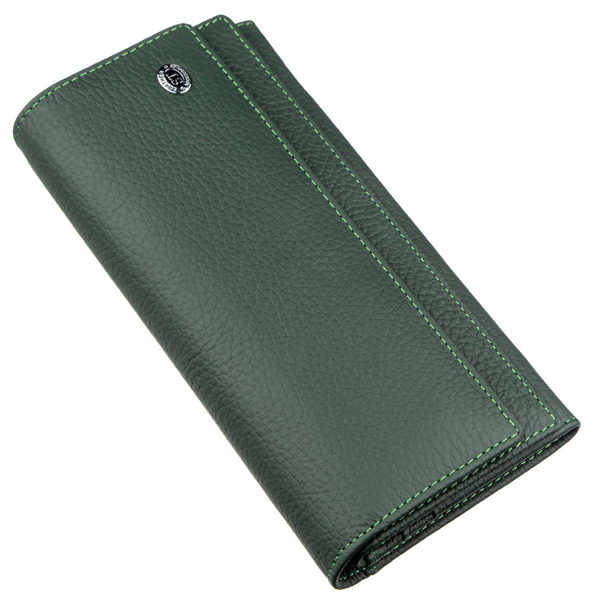 Кошелек женский ST Leather 18949 кожа Зеленый