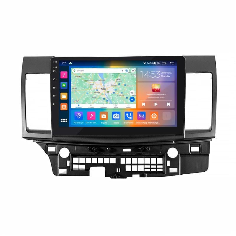 Автомагнитола штатная Lesko 4G/CarPlay/GPS/Wi-Fi для Mitsubishi Lancer X Рестайлинг 2011-2015 2/32Gb 10" (1737295626)