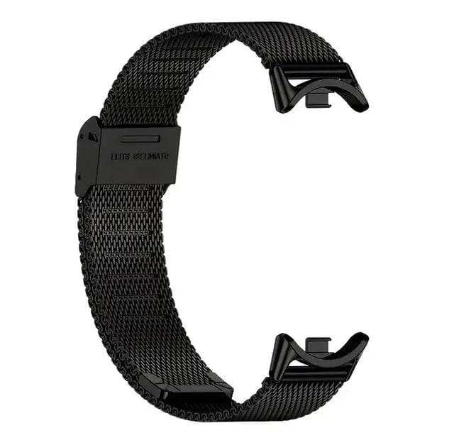 Ремінець для фітнес-браслетів Mi Band 8 з міланським плетінням Чорний (000553576)