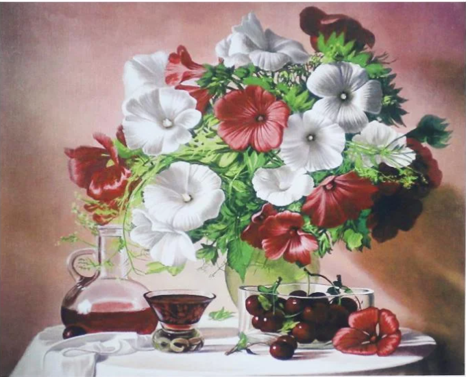 Алмазна мозаїка за номерами Josef Otten Польовий букет 60132 30x40 см (MTT-178033)