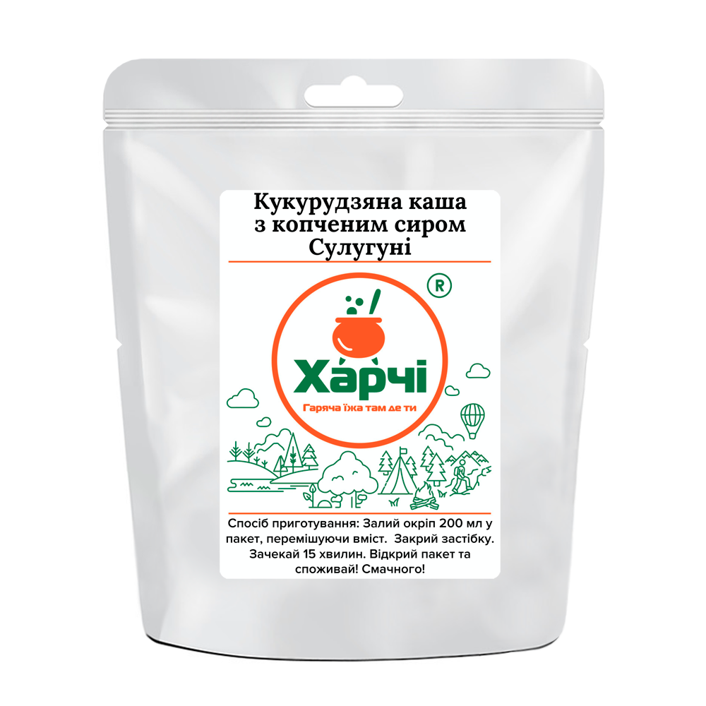 Сублимат Харчі Кукурузная каша с копченым сыром Сулугуни