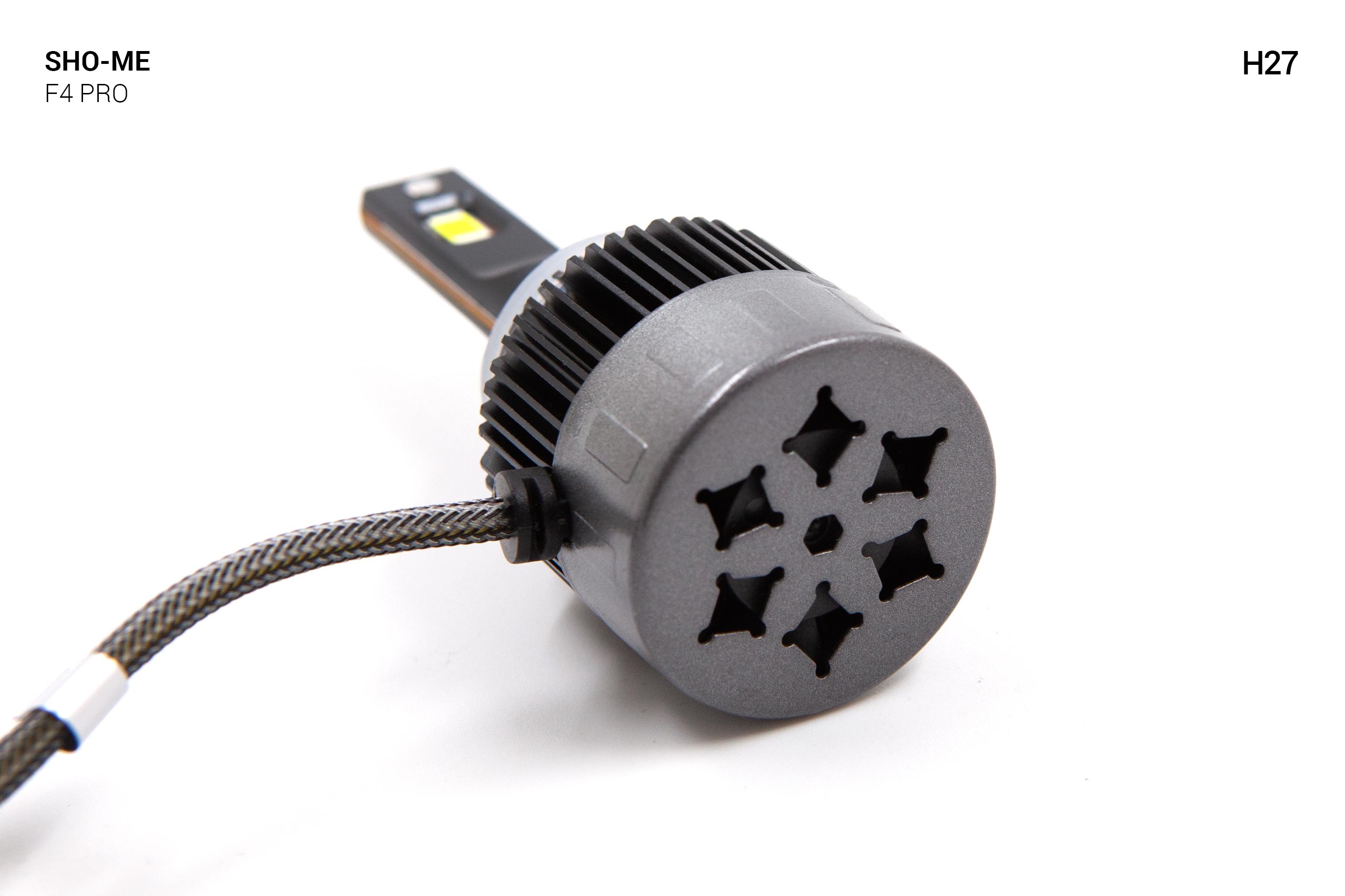 Автолампи Sho-Me F4-Pro H27 LED 45W 2 шт. - фото 3