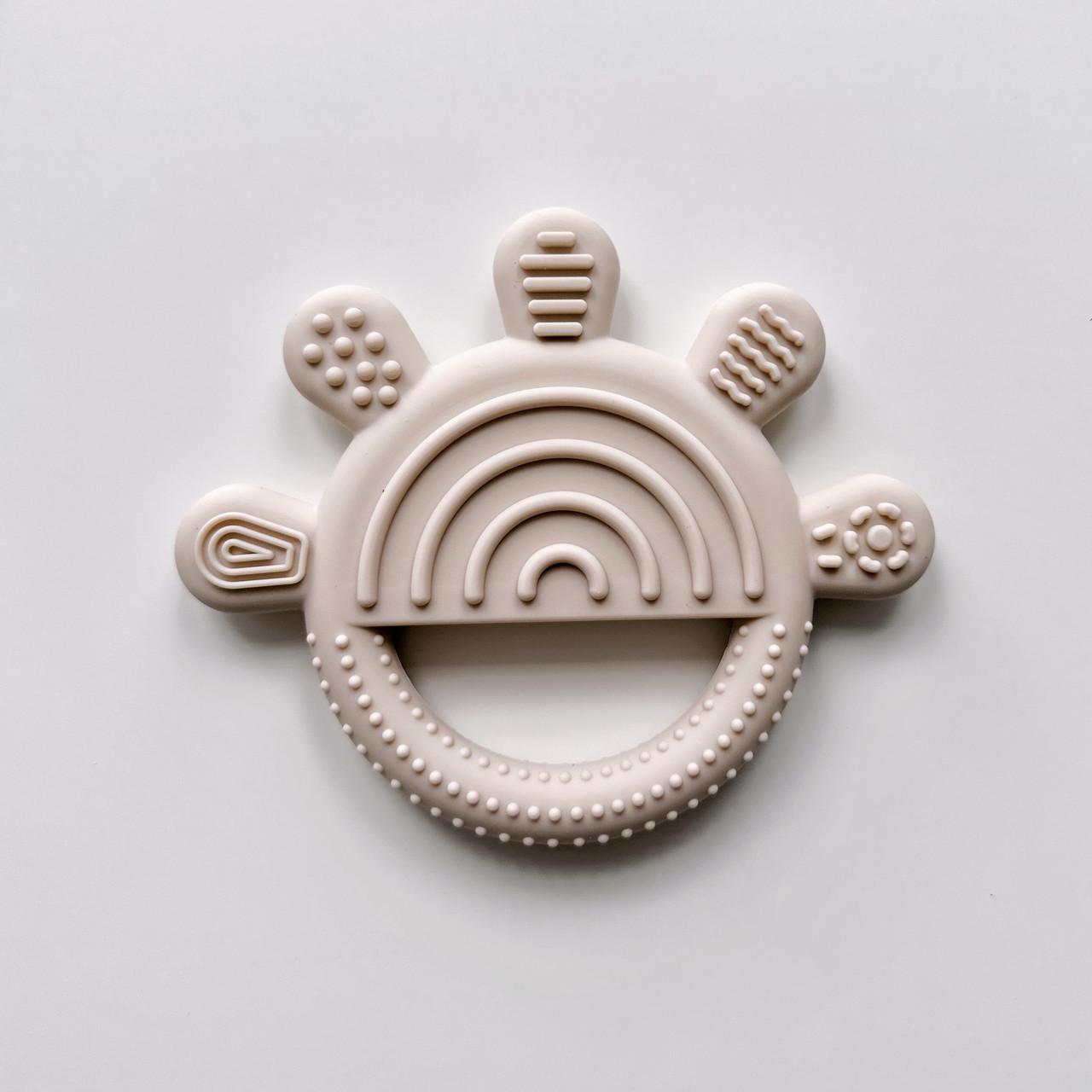 Прорезыватель силиконовый мини Баловень Handy Ivory