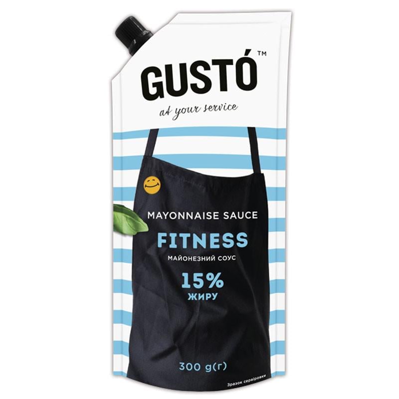 Майонезный соус Gusto Fitness 15% 300 г (4820015716583)
