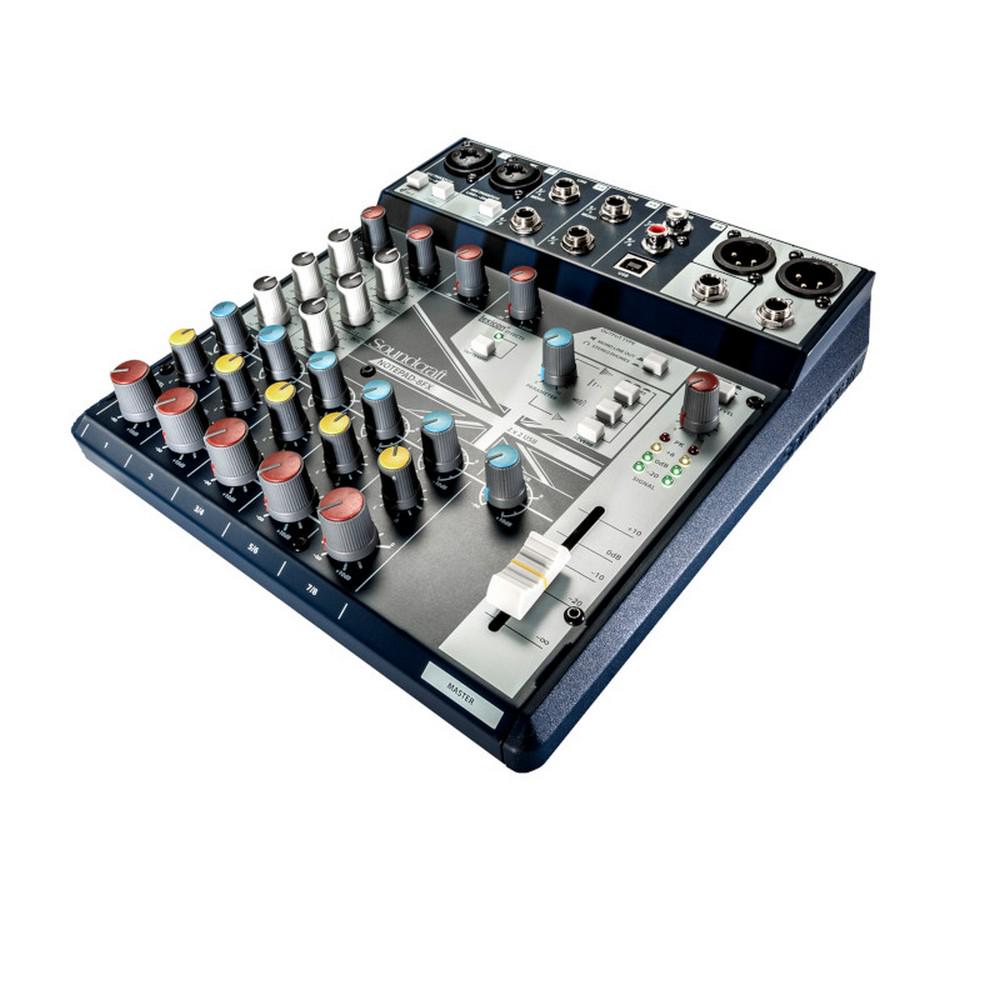 Аналоговый микшерный пульт Soundcraft Notepad 8FX - фото 2 Аналоговый микшерный пульт Soundcraft Notepad 8FX - фото 2