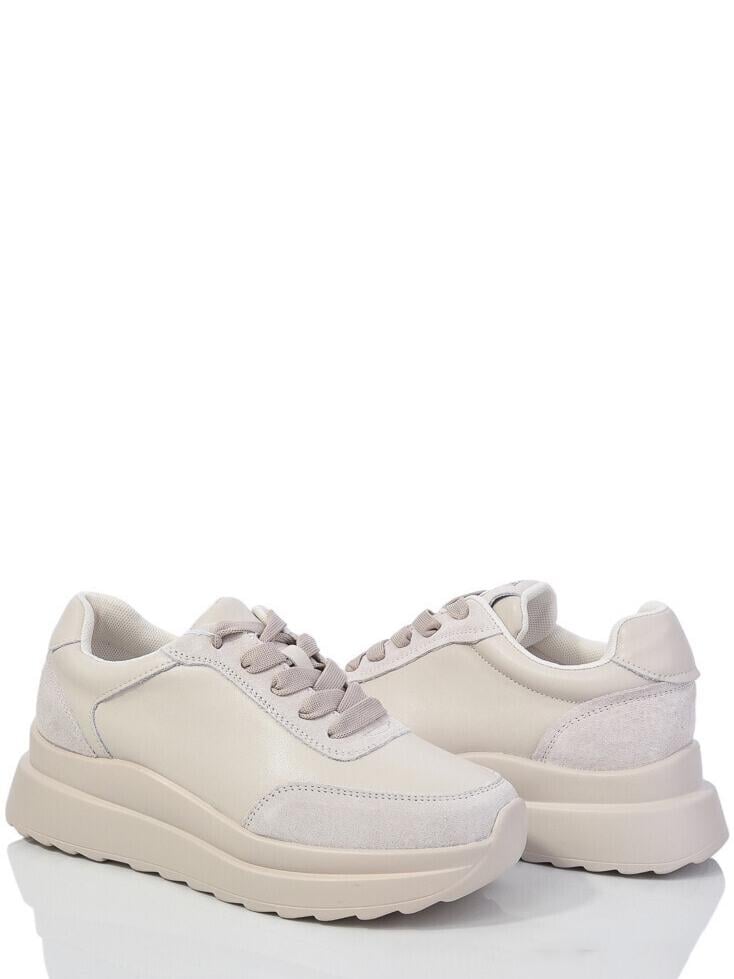 Кроссовки кожаные ITTS MTN52-6 р. 41 Бежево-молочный