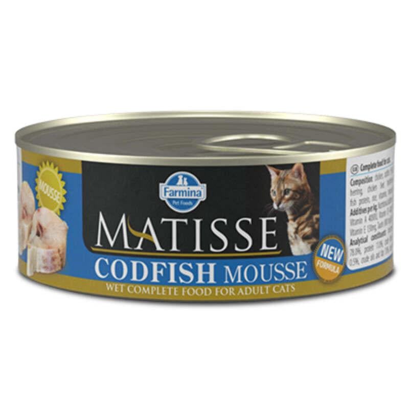 Корм влажный для кошек Farmina MATISSE CAT MOUSSE Codfish с треской 85 г (50533)