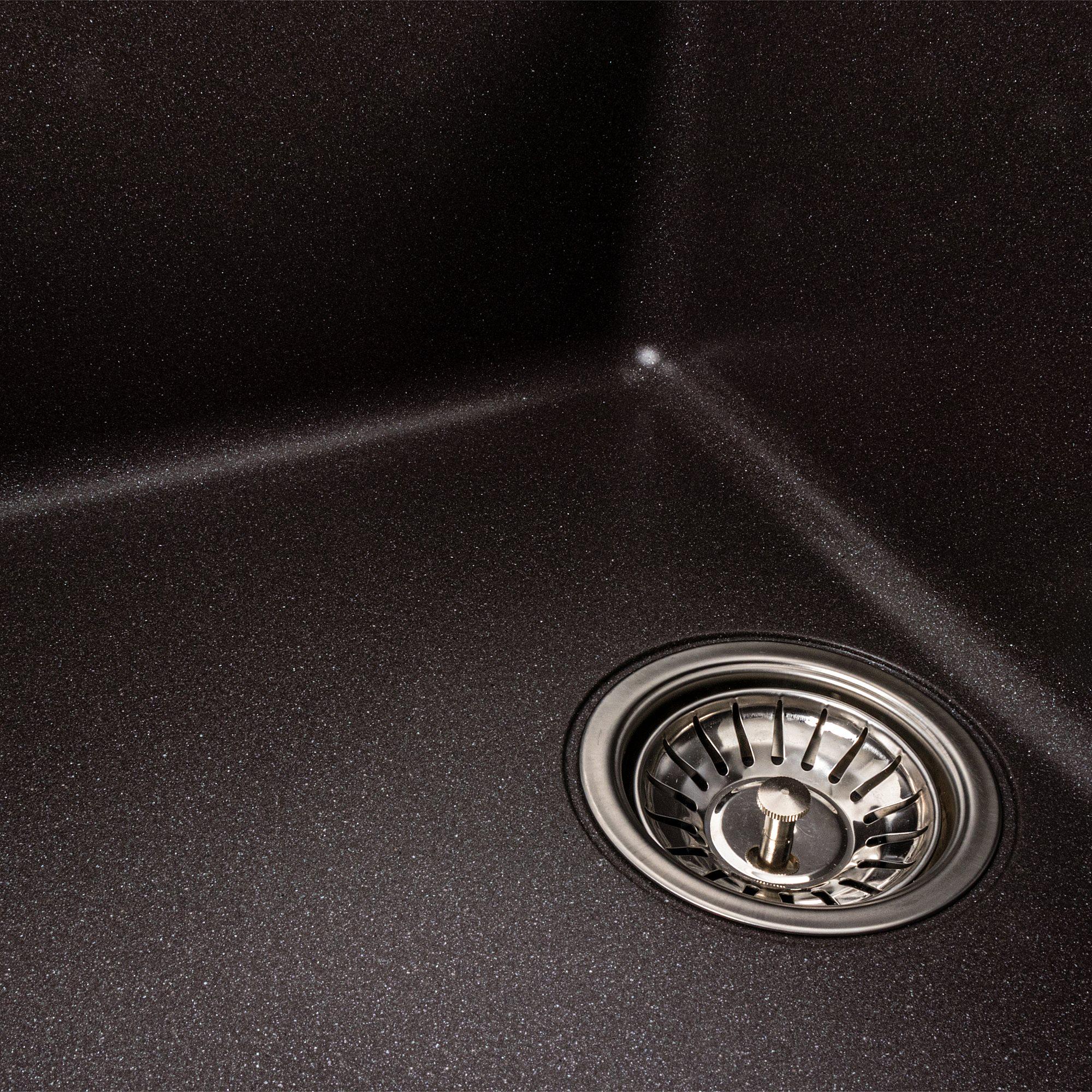 Мийка гранітна для кухні Platinum 7850W TOSKANA матова Гренадін - фото 5