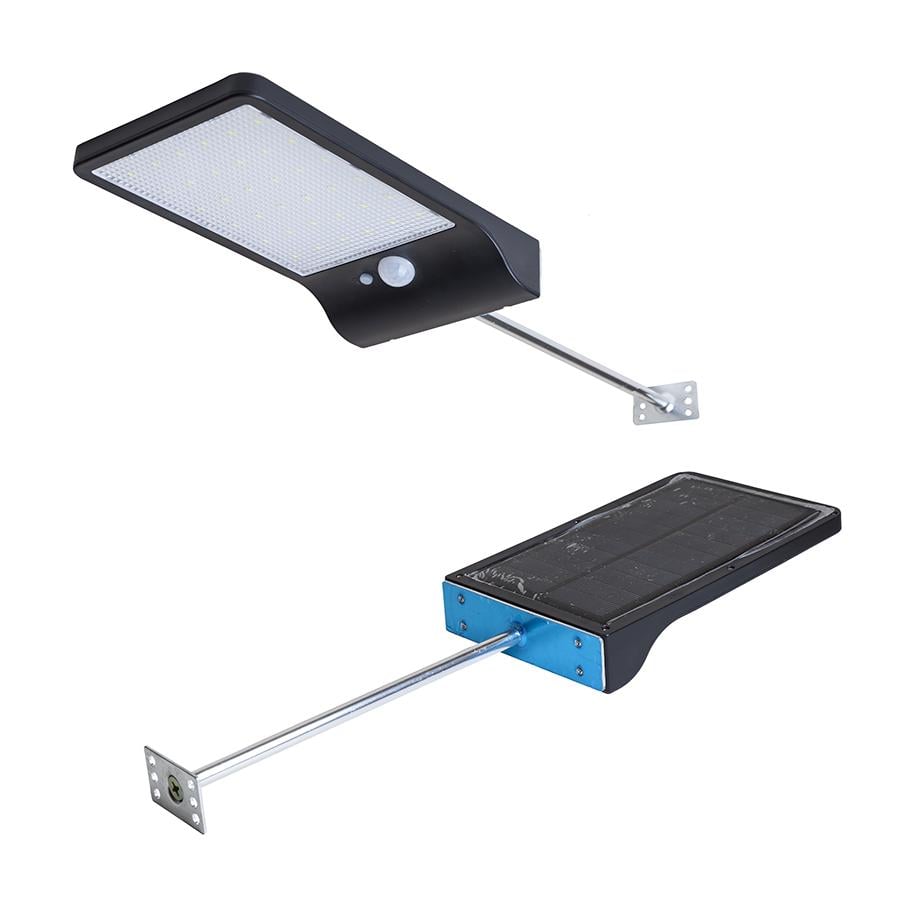 Прожектор вуличний світлодіодний автономний Levistella 914T1617 BK на сонячній батареї з датчиком руху Чорний - фото 2