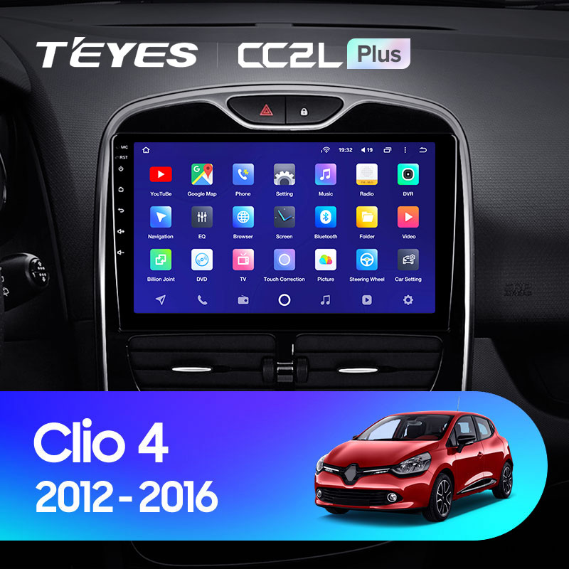 Автомагнитола штатная Teyes CC2L Plus для Renault Clio 4 BH98/KH98 2012-2016 Android 2/32 Гб (1631449401) - фото 2