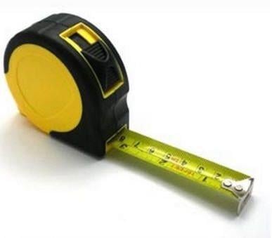 Рулетка будівельна 10 м 21 мм стопор магніт Black/Yellow (287441) - фото 2