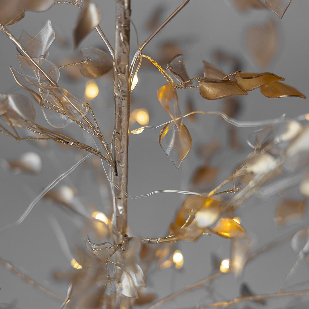 Дерево декоративное с подсветкой Золотой шепот 89 см - фото 2 Дерево декоративное с подсветкой Золотой шепот 89 см - фото 2