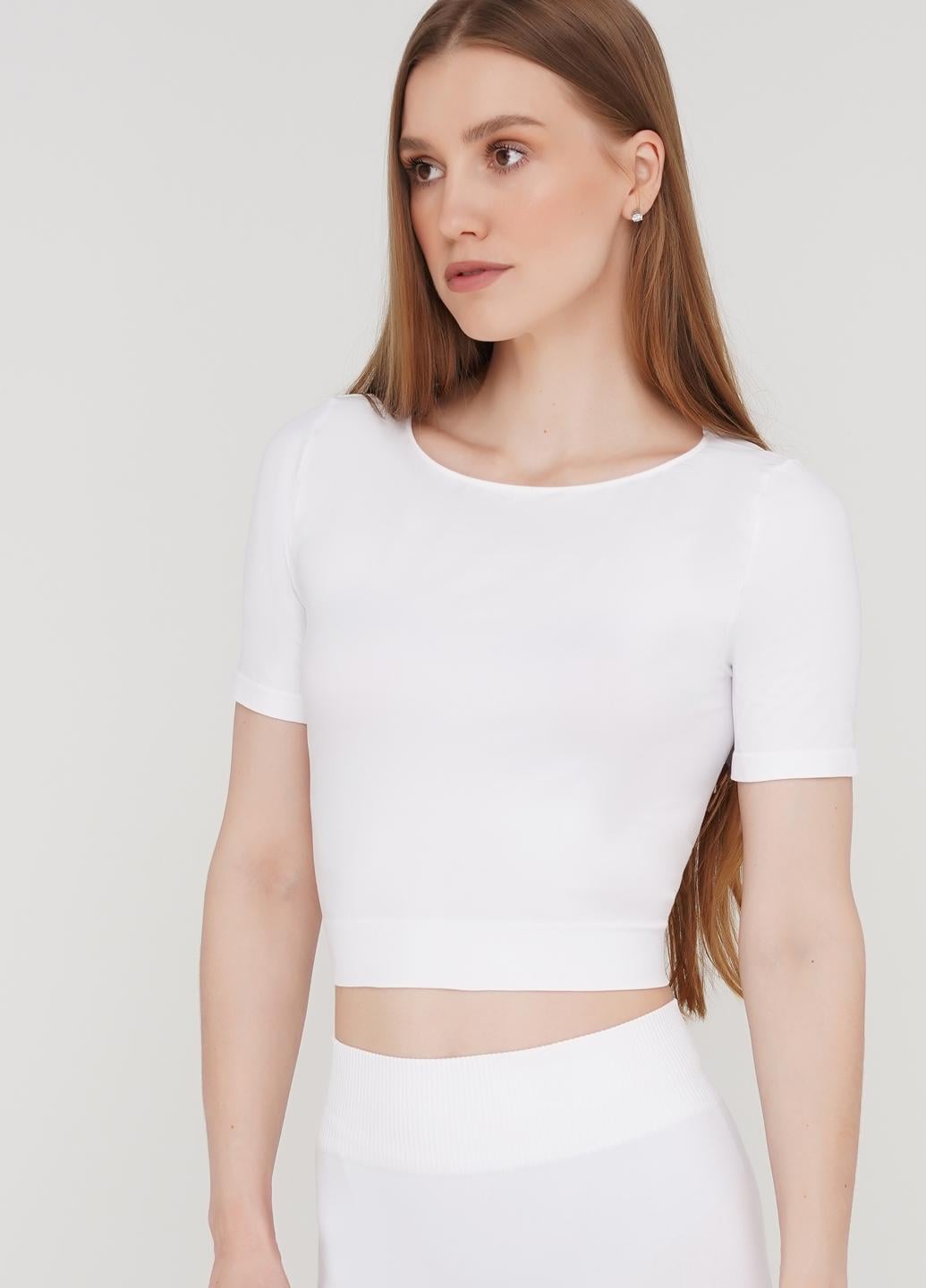 Топ с коротким рукавом Giulia CROP T/SHIRT L/XL White/Bianco (33341333)