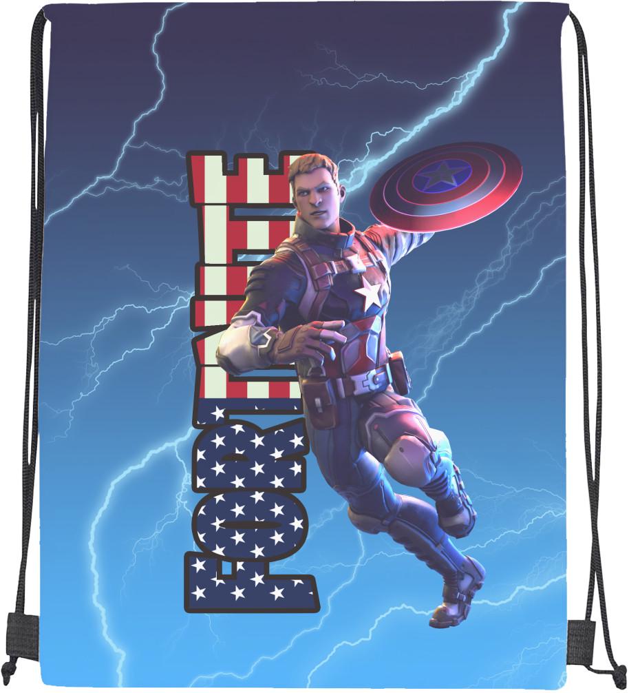 Мішок спортивний Fortnite Captain America (20300188)