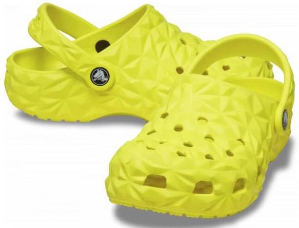 Сабо жіночі Crocs Geometric Clog Lemon р. 39-40 Лимонний (17884)