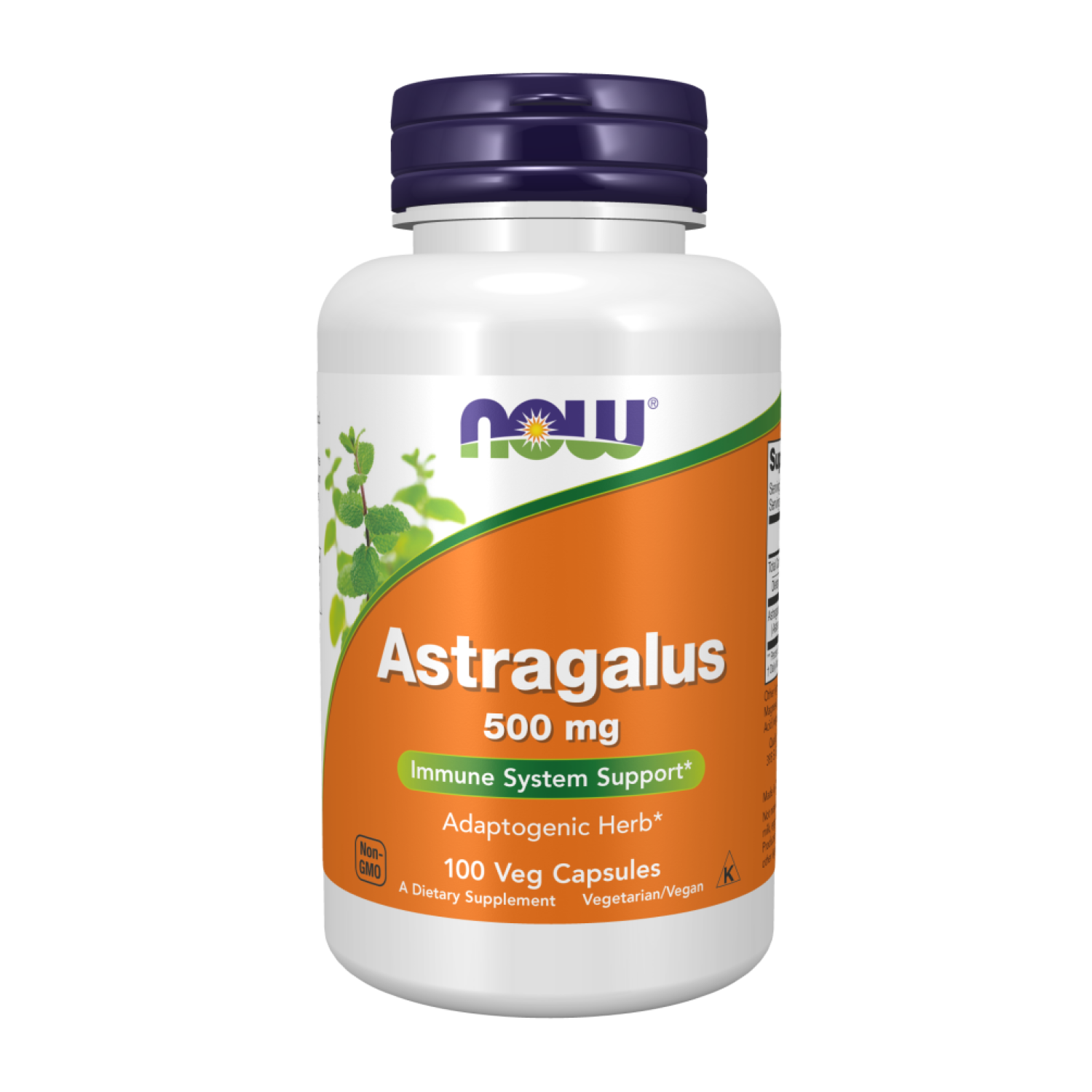 Диетическая добавка Now Astragalus 500 mg 100 капсул