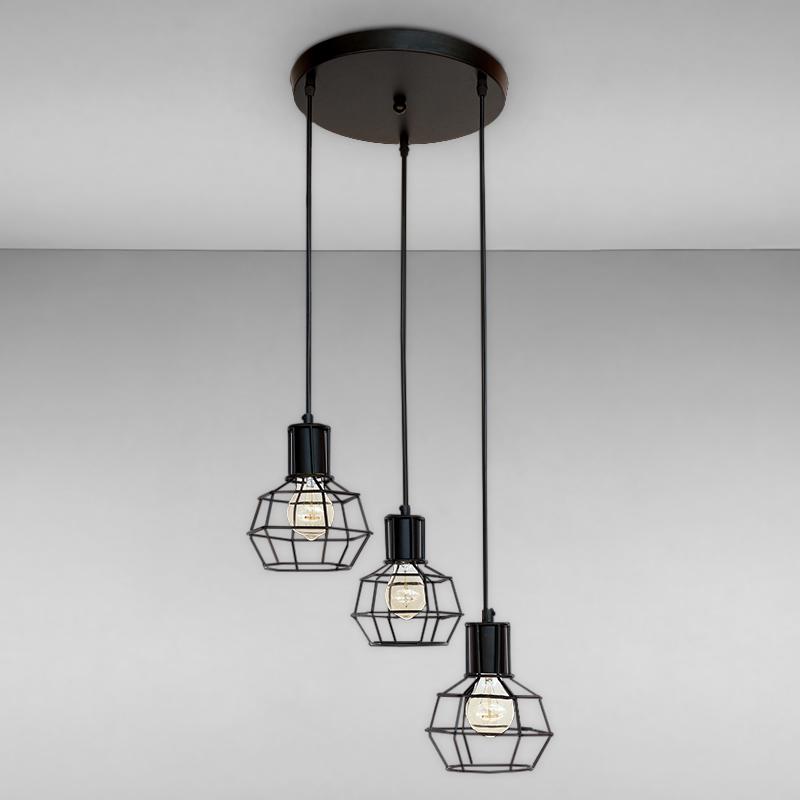 Люстра подвесная Light House LS-17201F-3 300 Черный