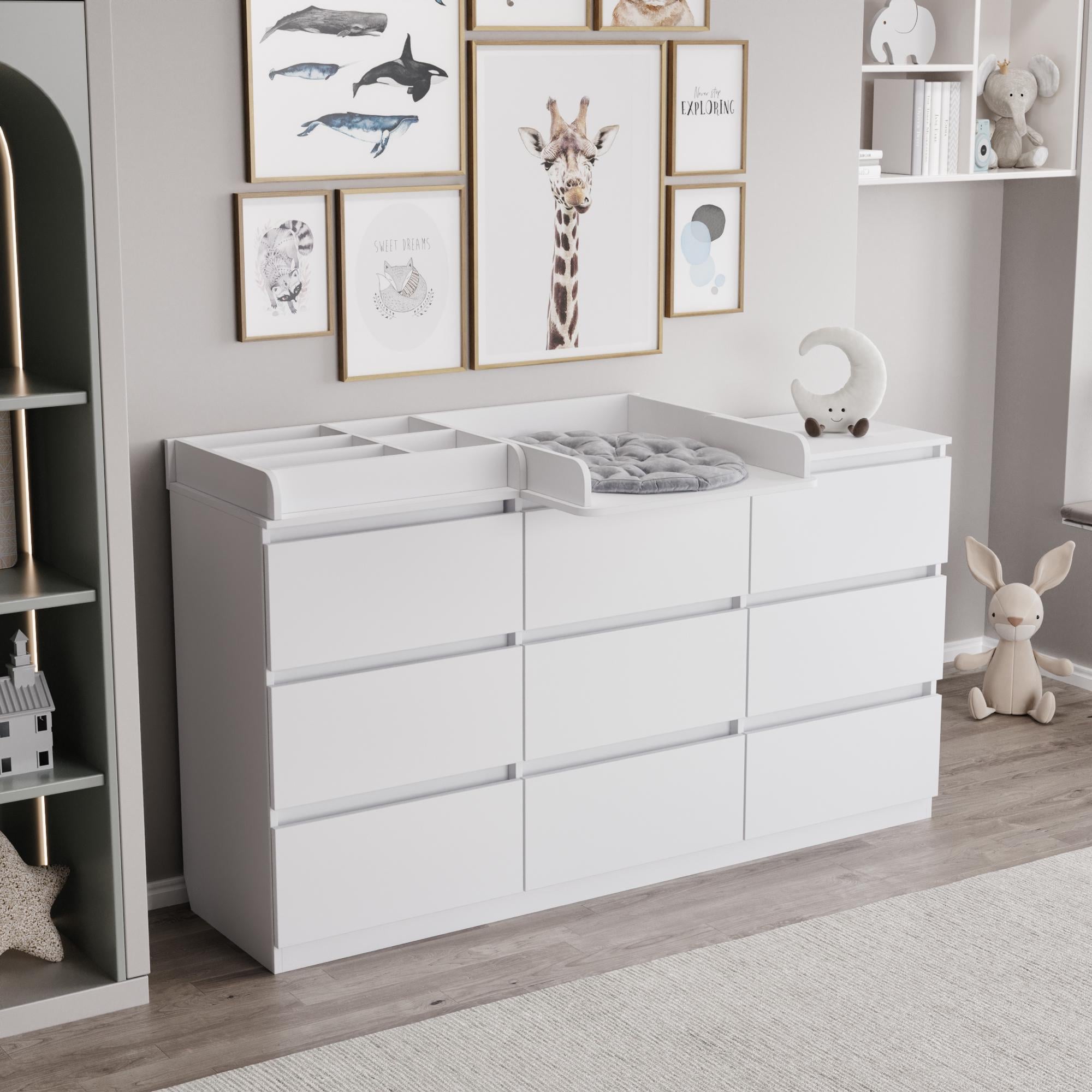 Пеленальный комод Furnigrade ПС-12 170х90х45 см Белый