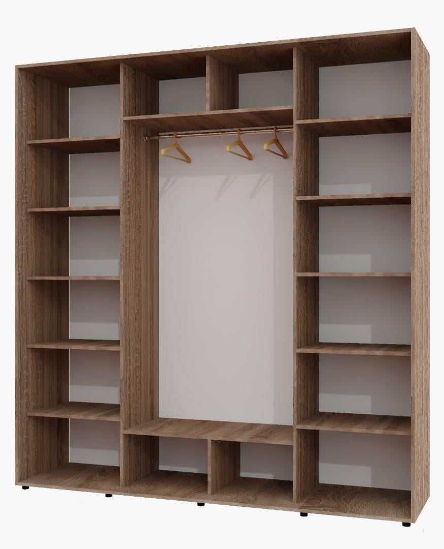 Корпус шкафа-купе Алекса ШК-05 230х60х220 см Дуб сонома трюфель Корпус шкафа-купе Алекса ШК-05 230х60х220 см Дуб сонома трюфель