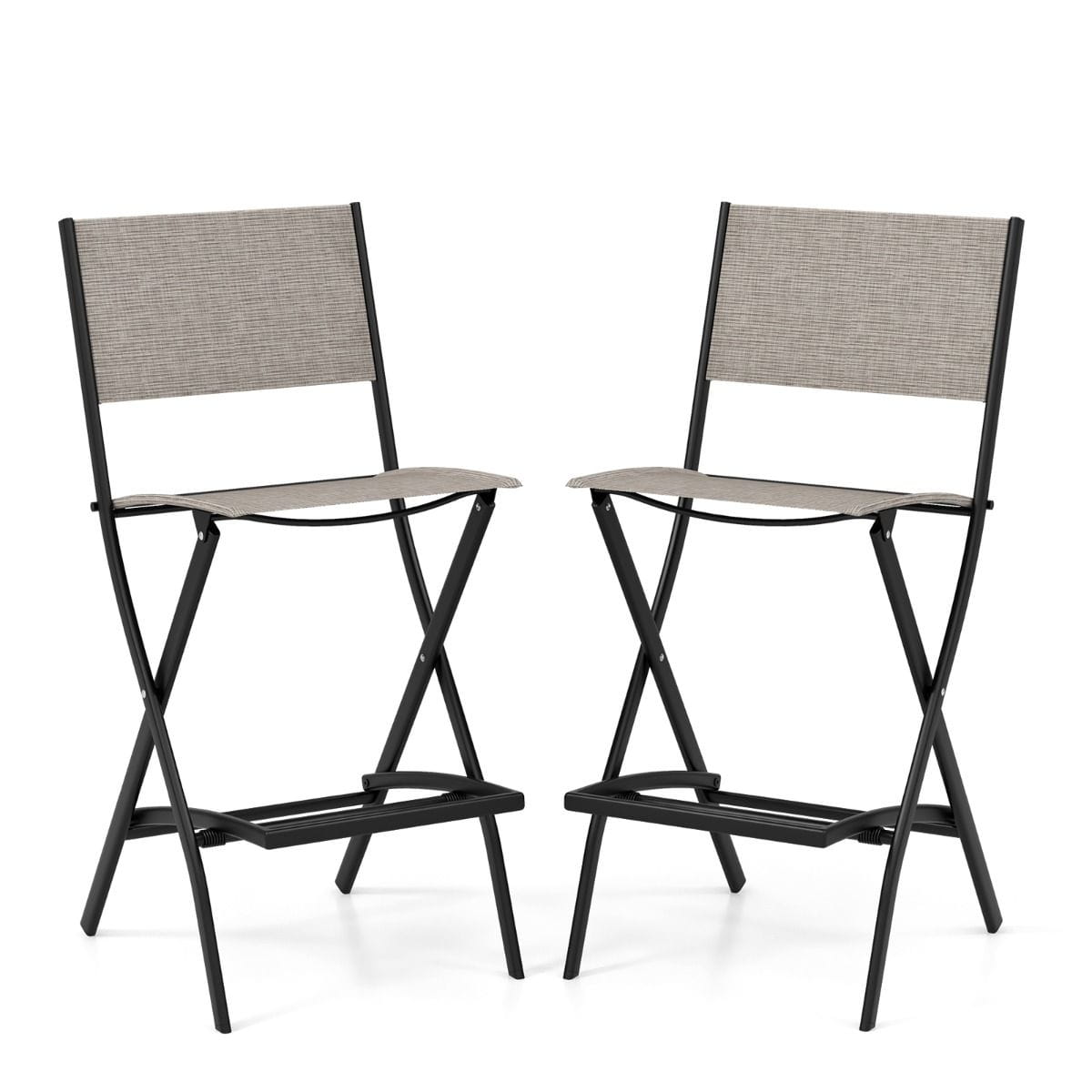Стул садовый складной 46x57x102 см Коричневый (COSTWAY-01097) Стул садовый складной 46x57x102 см Коричневый (COSTWAY-01097)