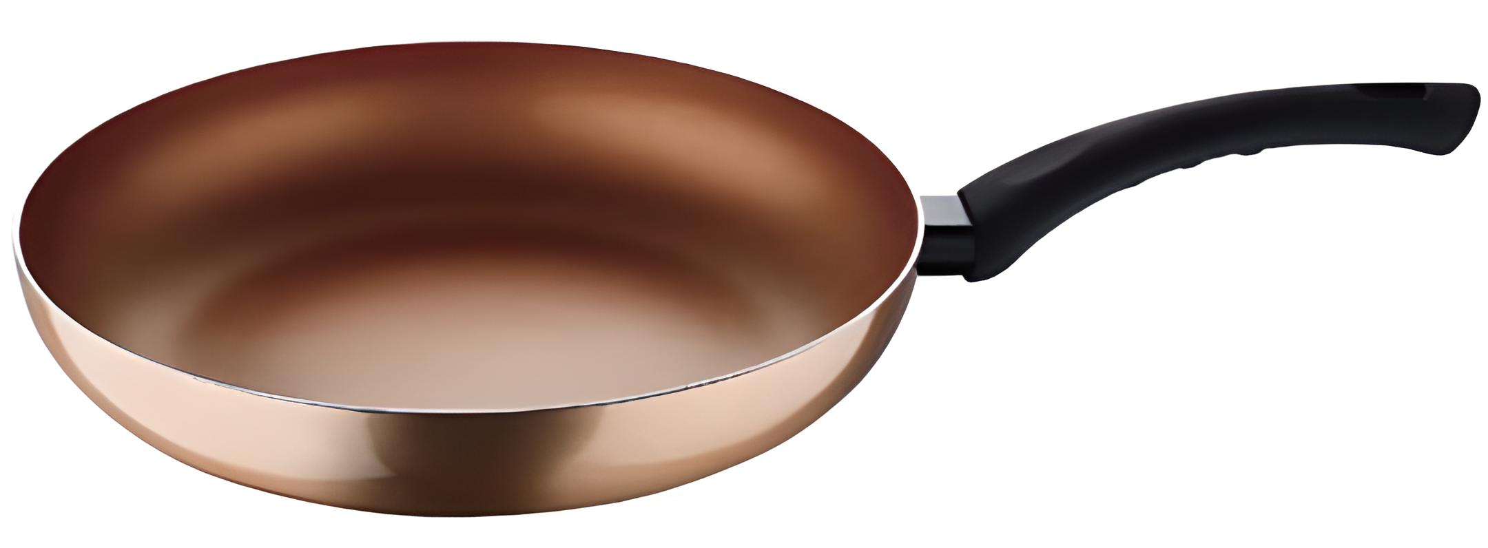 Сковорода Bergner San Ignacio Mirror Ø 28x5,5 см с антипригарным покрытием Медный (SG-6872)