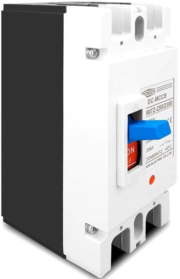 Вимикач постійного струму TOMZN двополюсний автоматичний DC 100 А великий під болтове підключення до 600 В (101658503) - фото 3 Вимикач постійного струму TOMZN двополюсний автоматичний DC 100 А великий під болтове підключення до 600 В (101658503) - фото 3