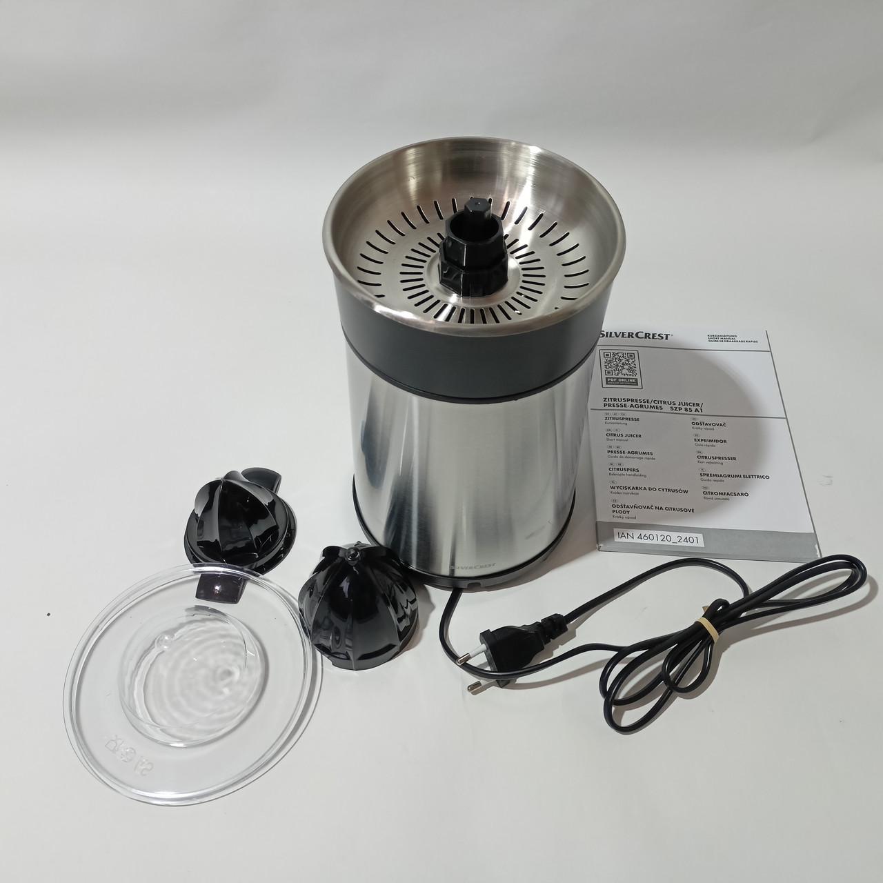 Соковыжималка для цитрусовых SilverCrest SZP 85 A1 85 Вт - фото 7 Соковыжималка для цитрусовых SilverCrest SZP 85 A1 85 Вт - фото 7