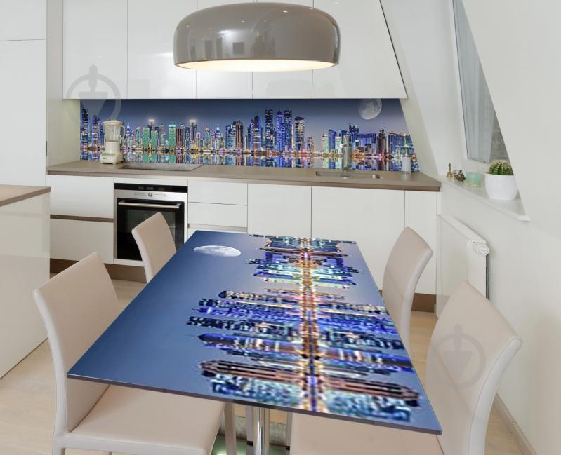 Наклейка 3Д виниловая на стол Zatarga «Ночь в Абу-Даби» 600х1200 мм (Z184119st)