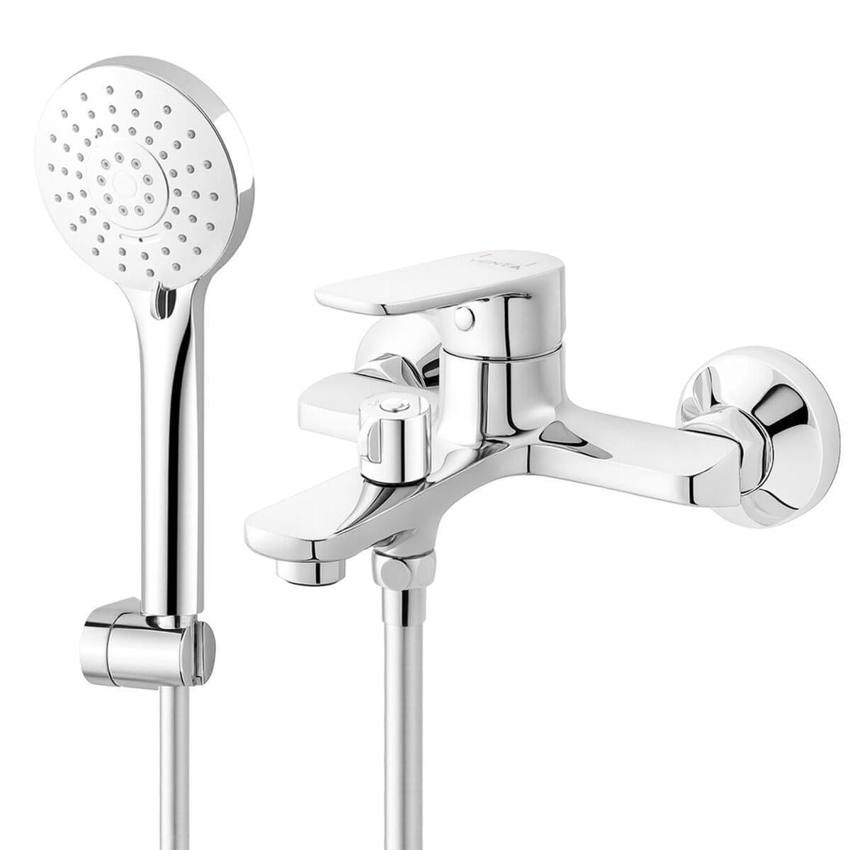 Смеситель для ванны Venta однорычажный с ручной лейкой Хром (BL305KC) Смеситель для ванны Venta однорычажный с ручной лейкой Хром (BL305KC)