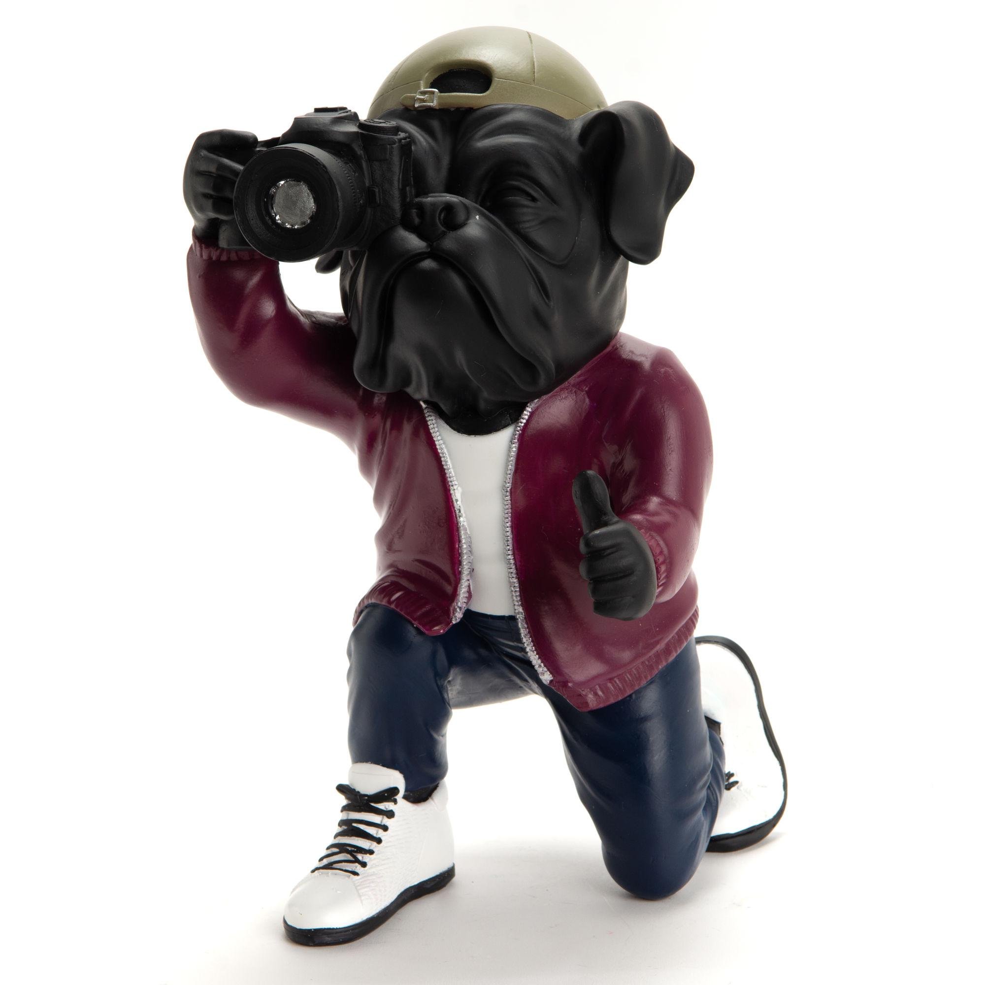 Статуэтка AMADEUS собака фотограф 30 см Статуэтка AMADEUS собака фотограф 30 см