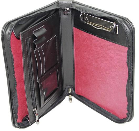 Папка для документів зі штучної шкіри Portfolio А5 Чорний (super403_Portbw08 black)