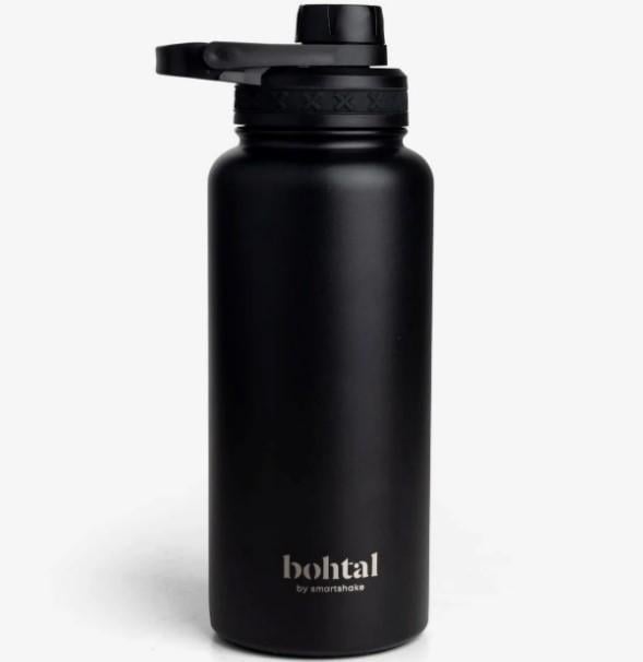 Бутылка для воды Smartshake Bohtal Insulated Sports Bottle 960 мл/32 oz Black металлическая с двойной вакуумной изоляцией (11280001)