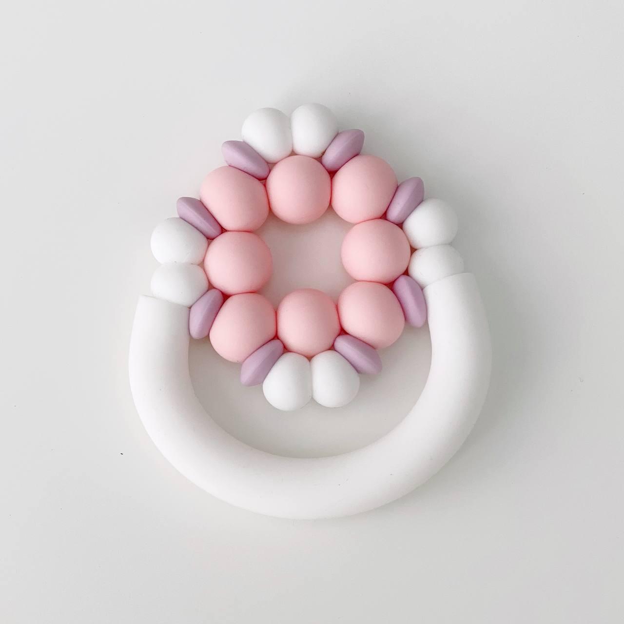 Прорізувач силіконовий міні Баловень Merezhivo Soft Pink